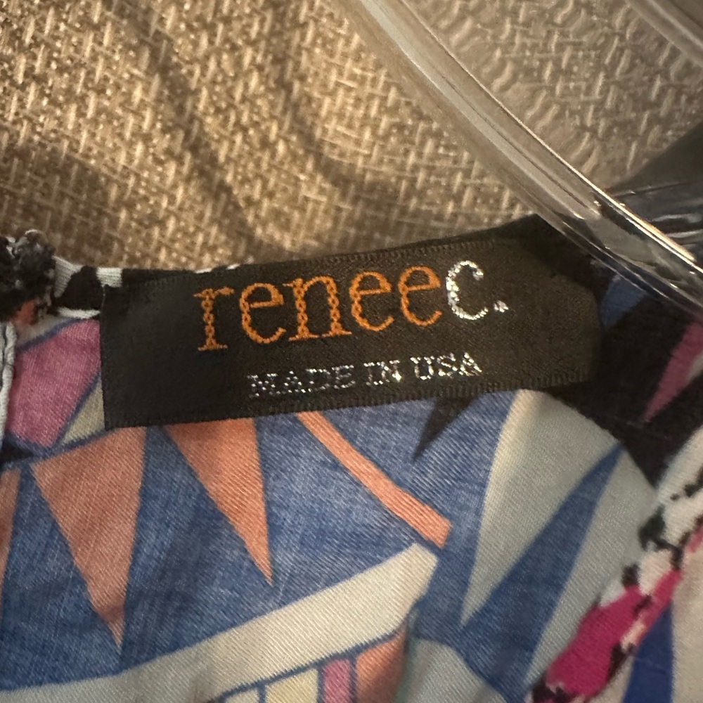 Renee C. Colorful Geometric Tank Top - Picture 3 of 5